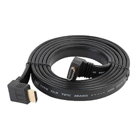 Stellar Labs 24-10992 6FT V1.4 HDMI Rt-Flat Inwall 28AWG; 3D W/Ethernet; CL3