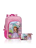 Disney Mochila + Estuche Sofia (Rosa)