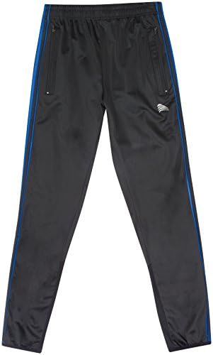 Cougar Sport Men's 2 Pipe/2 Stripe High Stripe Track Pants Large Royal