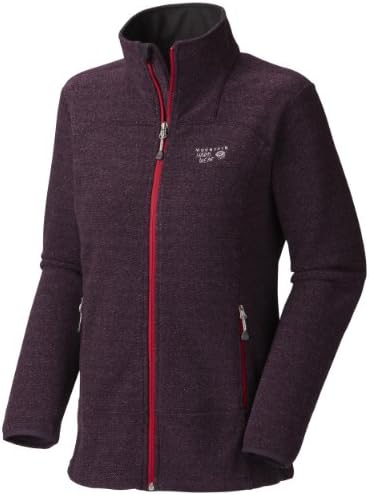 Mountain Hardwear Women's Toasty Tweed Fleece Jacket Xsmall Dark Plum