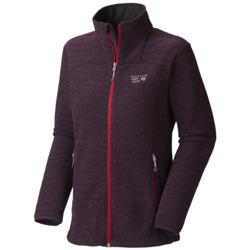 Mountain Hardwear Women's Toasty Tweed Fleece Jacket Xsmall Dark Plum