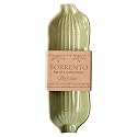 Signature Housewares Sorrento Stoneware Corn-on-the-Cob Dishes, Green, Set of 2