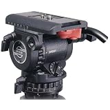 Sachtler DV 8 SpeedBalance Pro Video Fluid Head with a 75mm Ball Base, 5 + 5 Damping, & Sliding Plate, Maximum Load 26.4 lbs.