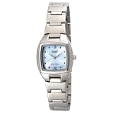 Water Resistant Watch, Casio Womens Crystal Accented Analog Bracelet Watch