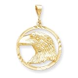 10k Eagle In a Frame Charm