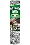 G & B 308476B 48-Inch x 50-Foot 2-Inch Galvanized Mesh Hexagonal Poultry Netting
