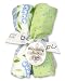 Caterpillar Four Piece Terry Burp Cloth Set
