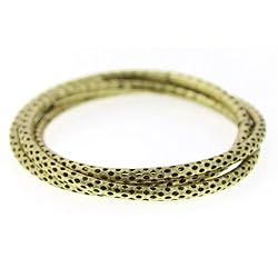 Modern Brass Bangle Bracelets