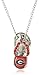 NCAA Georgia Bulldogs Crystal Flip Flop Necklace