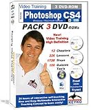 Adobe Photoshop CS4 Extended Tutorial Training in 3 DVDs By Keyko