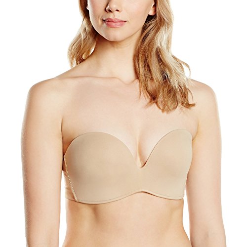 La Isla Women's Seamless Perfect Hand Shape Lift Ultimate Strapless Bra