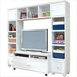 B-Cubed Entertainment Center Finish: White