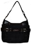 Etienne Aigner Handbag Purse Davenport Collection Black Signature Print
