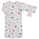 【未熟児】【低出生体重児】【早産児】【NICU】用 ベビー服：長袖ドレスオール ティータイム (2300～3000g)