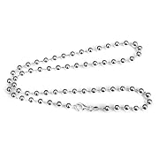 5mm Large Sterling Silver Ball Chain Necklace
