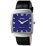 Invicta Men's 5136 Slim Collection Square Black Leather Watch