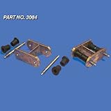 IMAGE OF Performance Accessories PA3283 Greasable Shackle for Jeep, Hole to Hole 6-1/2 in., 1-3/4 in. Drop