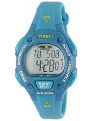 Timex Womens T5K7579J Ironman Traditional 30-Lap Teal Resin Strap Watch