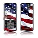 Patriotic Design Protective Skin Decal Faceplate for Blackberry Pearl 8120/ Pearl 8130 Cell Phones