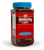 Community Coffee Instant Coffee, Medium Roast, 7-Ounce Jars (Pack of 4)