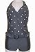Marina West Women's Boyshorts Swimsuit, Two Piece, Halter Tankini with Boy Shorts, Black with White Dots