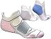Apparel : ASICS SorbtekTMPolyerster, Low Cut ASSORTED 3-PAIR (2218-G) SOCKS for WOMEN