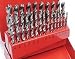 Brad Point Drill Bit High Speed Steel 25 Piece Set