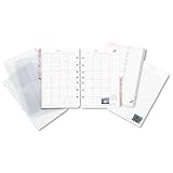 Day-Timer 14235-0901 Pink Ribbon Monthly Dated Looseleaf Pack, 2 Pages/Month, 5-1/2 x 8-1/2