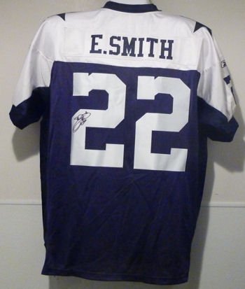Emmitt Smith Autographed Dallas Cowboys Jersey