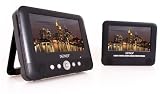 Produkt-Bild: DVD-Set DENVER ''MTW-753TWIN'' mit 7''/17,8cm Display + extra 7'' Display USB/SD inkl. Fernbedienung