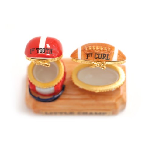 Mud Pie Baby Little Champ Double Treasure Box