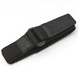 Voguestrap TX973581L Allstrap 13-16mm Black Long-Length Fits Fast-Wrap-Fits Expedition Watchband