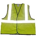 Warnweste, Pannenweste - Neongelb - Material: 100% Polyester - 3 Leuchtstreifen - DIN EN 471