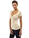 PattyBoutik Women's V Neck Pleated Empire Waist Top