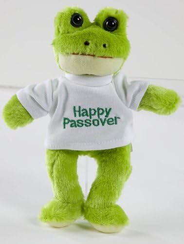 Happy Passover Plush Frog Toy