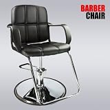 Black Modern Fashion Classic Hydraulic Barber Chair Hair Styling Salon Beauty