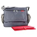 Skip Hop Via Messenger Diaper Bag - Gray