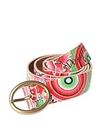 Desigual Cinturón Piel (Rojo)