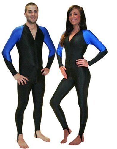 Storm Black/Blue Lycra Dive Skin