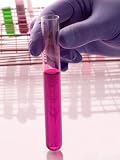 Testtube Used in Research Biotech Genome Genetics Photographic Poster Print, 18x24