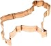 Old River Road Bulldog Shape Cookie Cutter, Copper