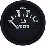 SportingGoods: Medium picture for Euro Series Marine Instruments  292 5100898    Type. Voltmeter   Description. 10 16 Volts Dc. Indicates Full Battery Range