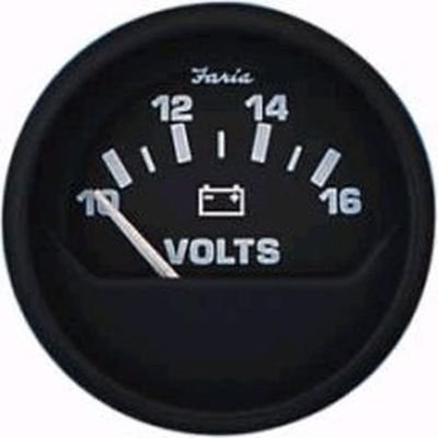 SportingGoods: Euro Series Marine Instruments  292 5100898    Type. Voltmeter   Description. 10 16 Volts Dc. Indicates Full Battery Range