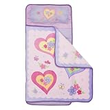 Girls Toddler Nap Mat w/ Blanket & Pillow - Hearts