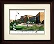 Saginaw Valley State University Alma Mater Alma Mater 14x18 Lithograph in Mahogany Frame