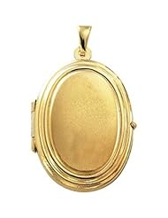 Oval Locket in 14k Yellow Gold