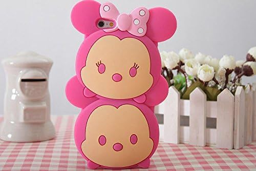 BB Kate : New Mickey Minnie Mouse 3d Silicon Soft TPU Case Cover for Iphone 6 Plus 5.5'' Cartoon Cute Back Cover Skin-Rose Pink