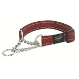 ROGZ （ログズ） UTILITY FANBELT 犬用ハーフチェーン首輪　Ｌ　レッド
