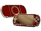 PlayStation Portable 2000 (PSP-Slim) Skin - NEW - BOLD BURGUNDY system skin ....