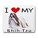 shih_tzu35shih tzu - I Love My Shih Tzu Mouse Pad